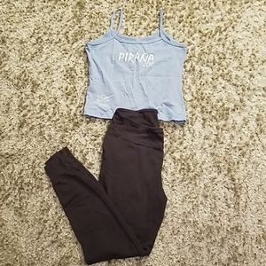 Bahamas piranha joe crop top